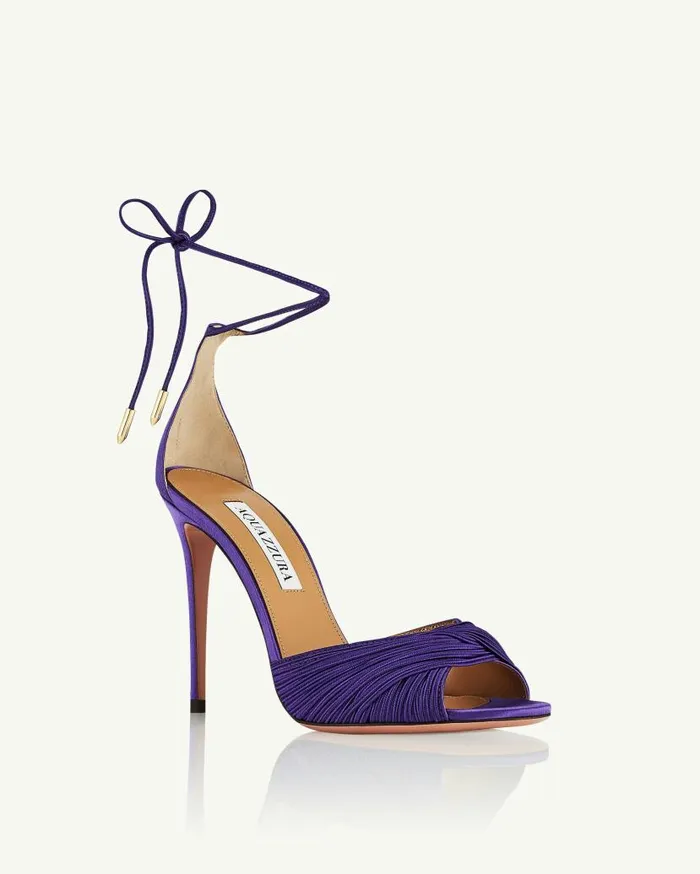 Bellini Beauty Sandal 105 Purple Women Aquazzura Sandals