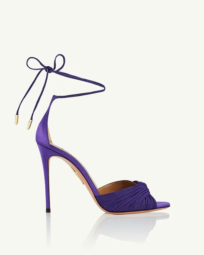 Bellini Beauty Sandal 105 Purple Women Aquazzura Sandals Bellini Beauty Sandal 105 Purple Women Aquazzura Sandals