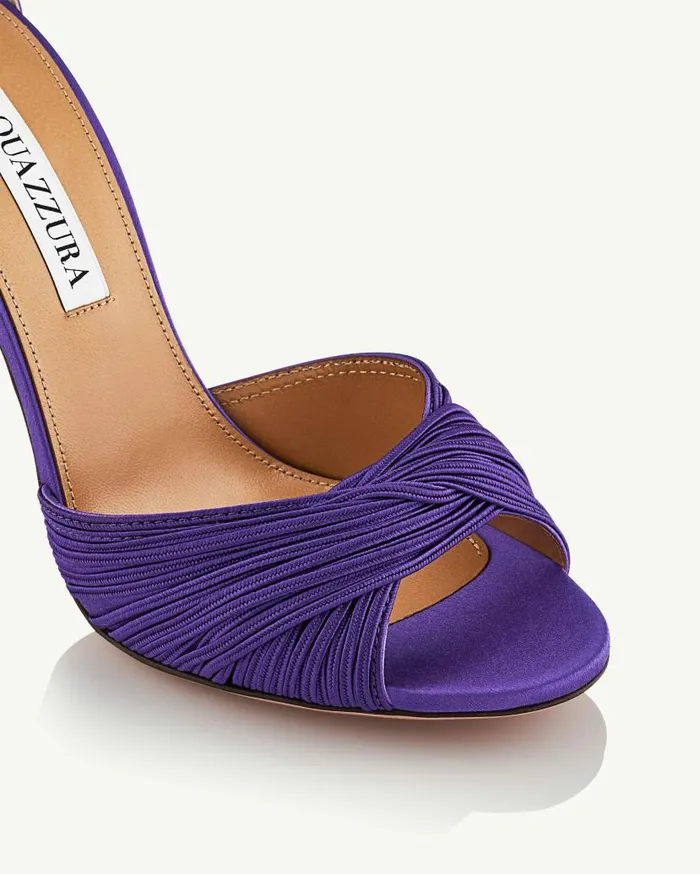 Bellini Beauty Sandal 105 Purple Women Aquazzura Sandals Bellini Beauty Sandal 105 Purple Women Aquazzura Sandals