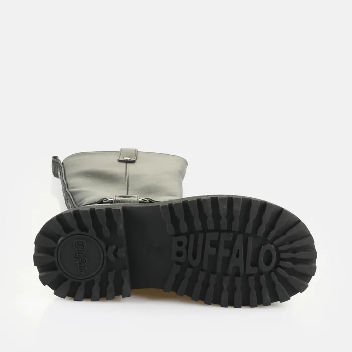 Bfl Pluto Biker Hi 8211 Vegan Nappa 8211 Black Black Buffalo Boots and AnkleBoots Bfl Pluto Biker Hi 8211 Vegan Nappa 8211 Black Black Buffalo Boots and AnkleBoots