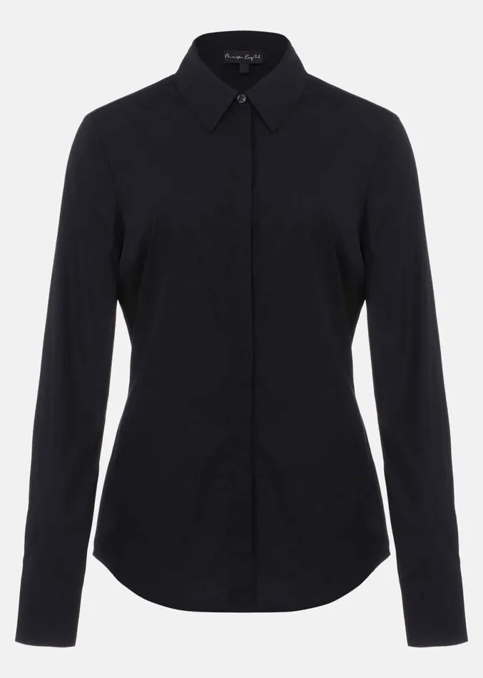 Black Fitted Shirt Black Women Phase Eight Shirts and Blouses