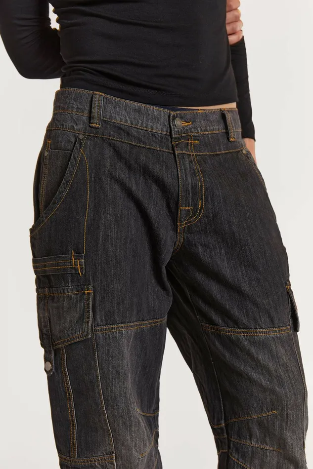 Black Millennium Cargo Jeans Black Men Jaded London Jeans Black Millennium Cargo Jeans Black Men Jaded London Jeans