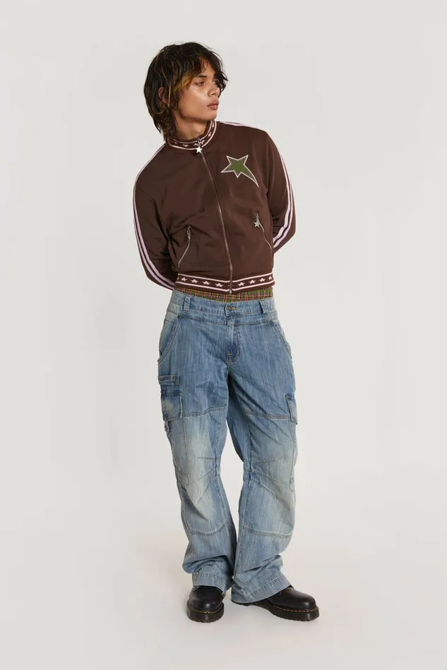 Blue Millennium Cargo Jeans Blue Men Jaded London Baggy Jeans Blue Millennium Cargo Jeans Blue Men Jaded London Baggy Jeans