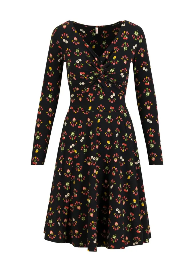 Blutsgeschwister Autumn Dress Hot Knot Black Women Dresses