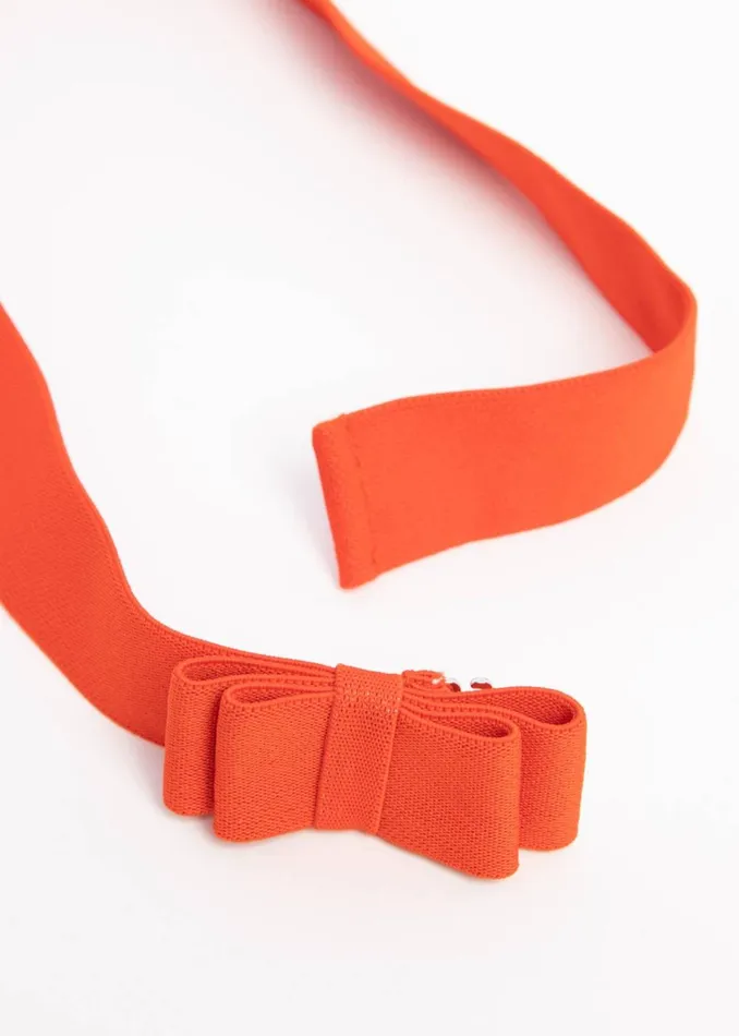 Blutsgeschwister Belt Fantastic Elastic Bow Orange Women Other Accessoires