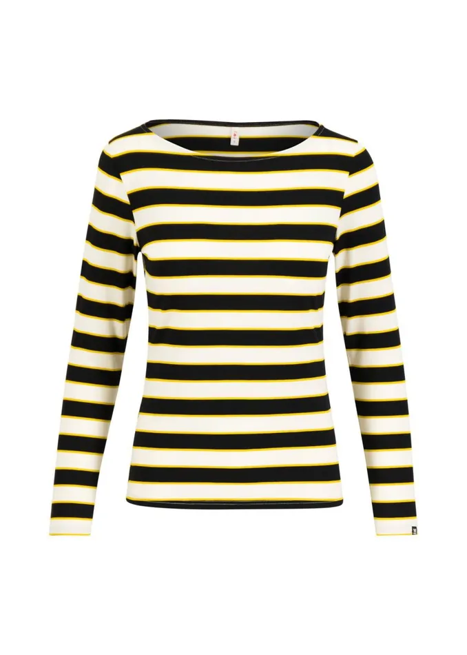 Blutsgeschwister Breton Shirt Sweet Sailorette White Women Tops