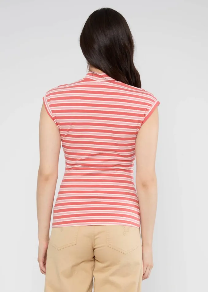 Blutsgeschwister Breton Shirt Virgin Venus Red Women Tops