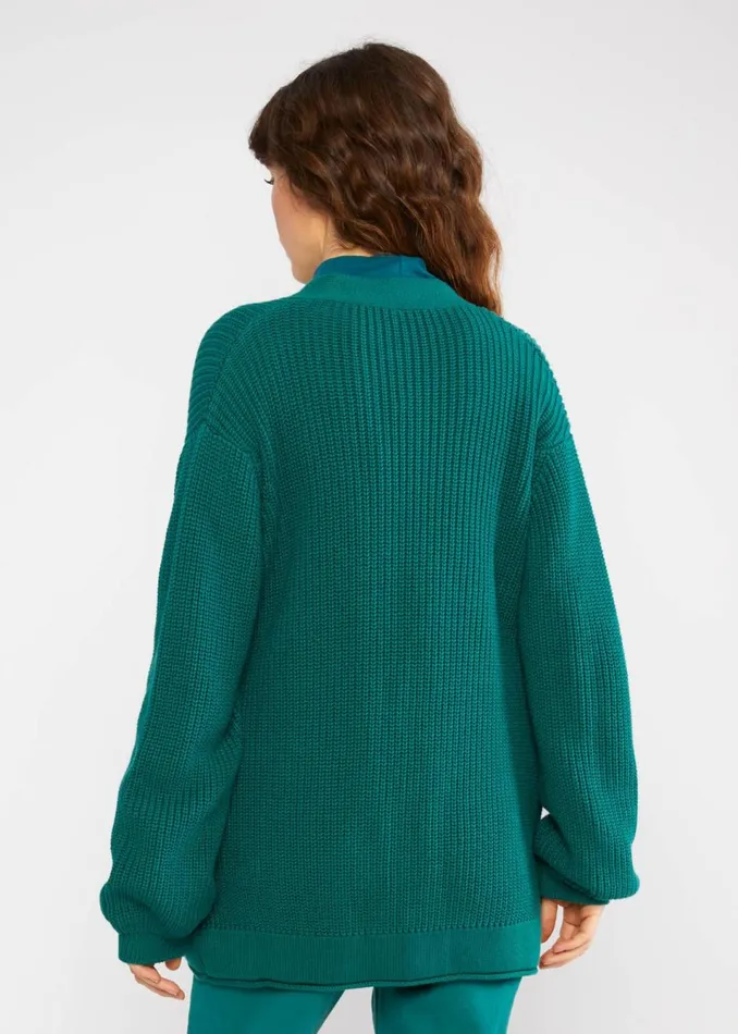 Blutsgeschwister Cardigan Yes We Cardy Green Women Cardigans