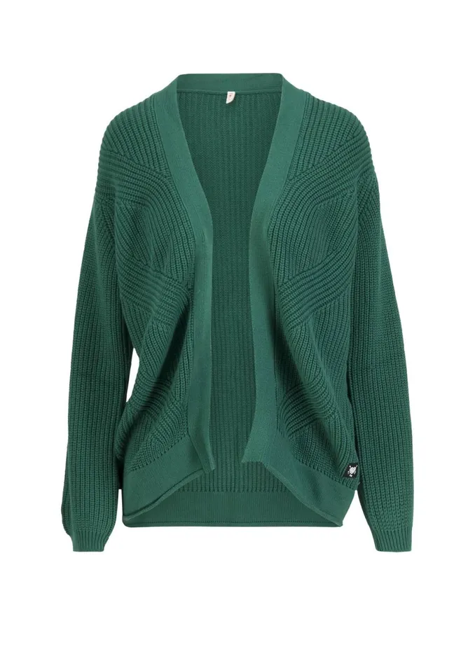 Blutsgeschwister Cardigan Yes We Cardy Green Women Cardigans