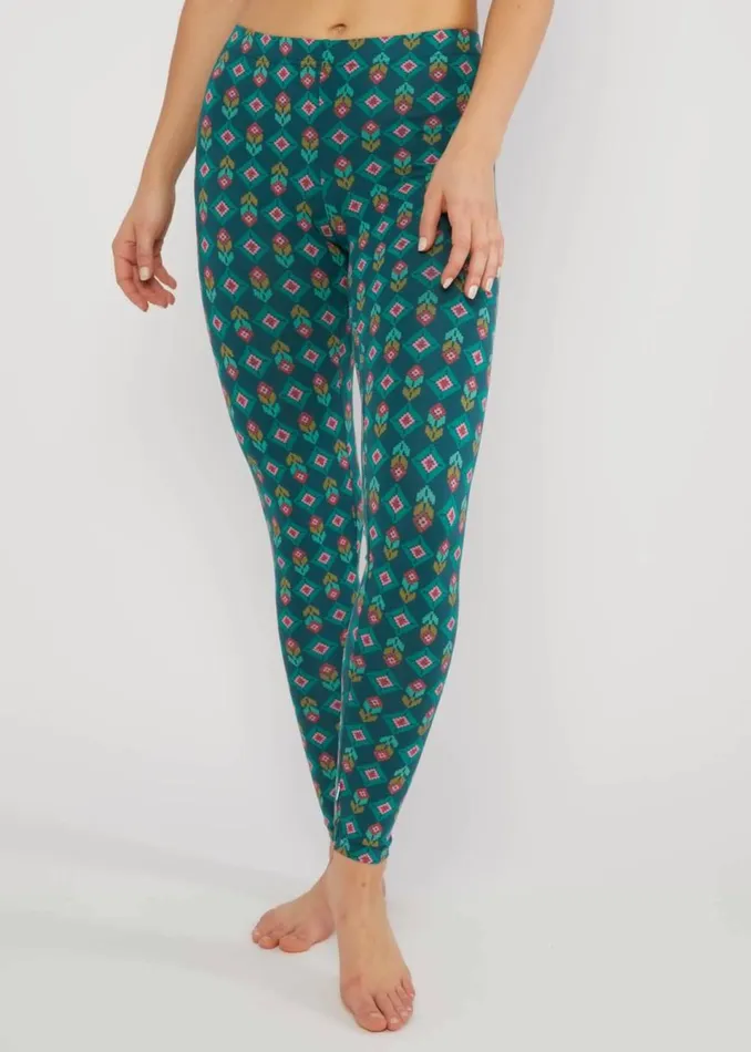 Blutsgeschwister Cotton Leggings Lovely Legs Green Women Leggings