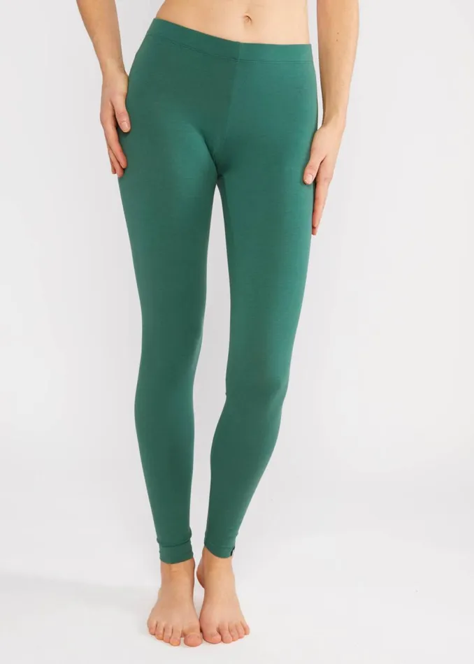 Blutsgeschwister Cotton Leggings Lovely Legs Green Women Trousers