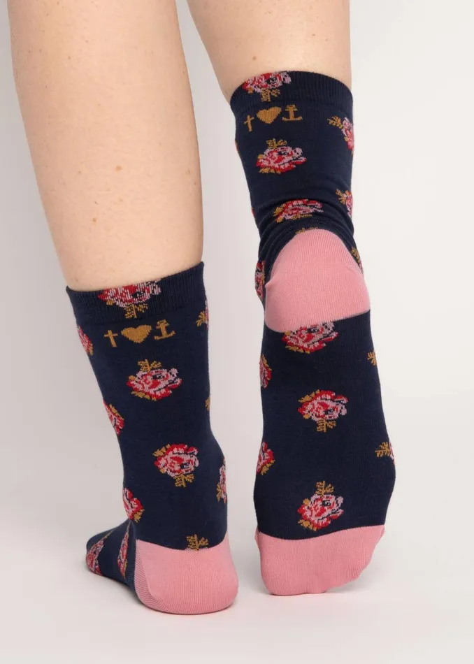 Blutsgeschwister Cotton Socks Sensational Steps Pink Women Other Accessoires