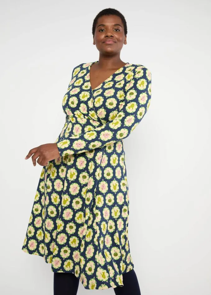 Blutsgeschwister Jersey Dress Shalala Tralala Blue Women Dresses