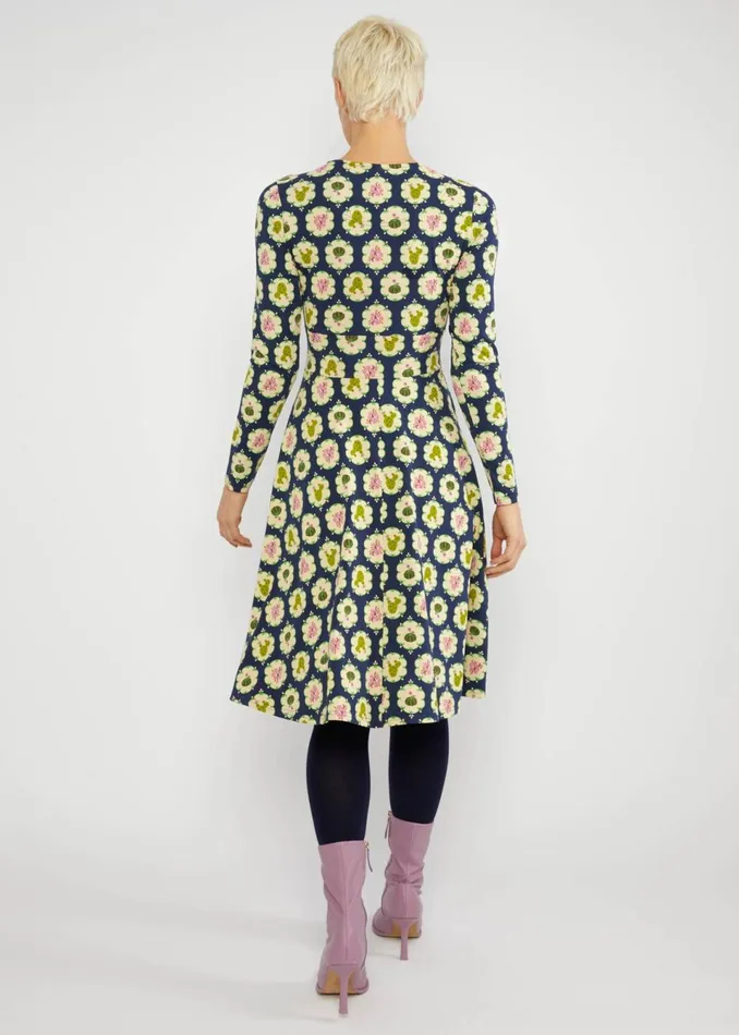 Blutsgeschwister Jersey Dress Shalala Tralala Blue Women Dresses