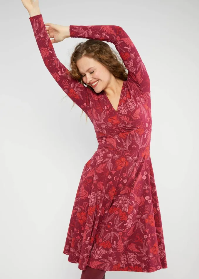 Blutsgeschwister Jersey Dress Shalala Tralala Red Women Dresses