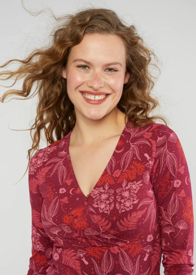 Blutsgeschwister Jersey Dress Shalala Tralala Red Women Dresses