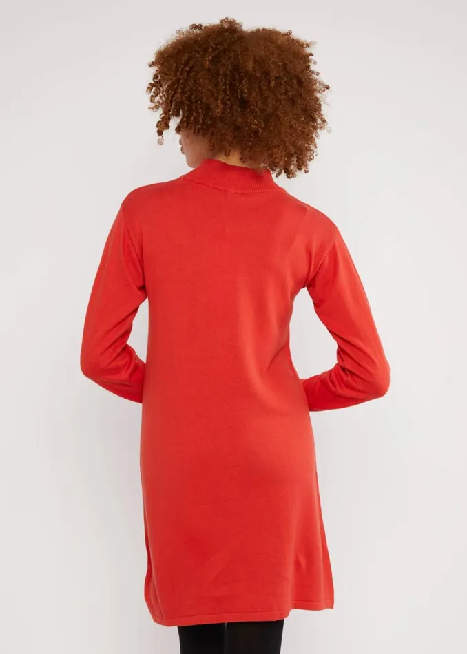 Blutsgeschwister Jumper Dress Straight And Easy Red Women Dresses