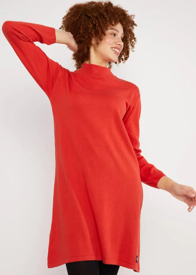 Blutsgeschwister Jumper Dress Straight And Easy Red Women Dresses
