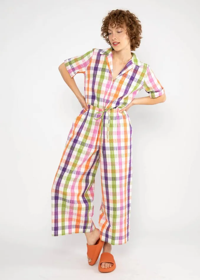 Blutsgeschwister Jumpsuit Jump In Jacky Blue Women Trousers