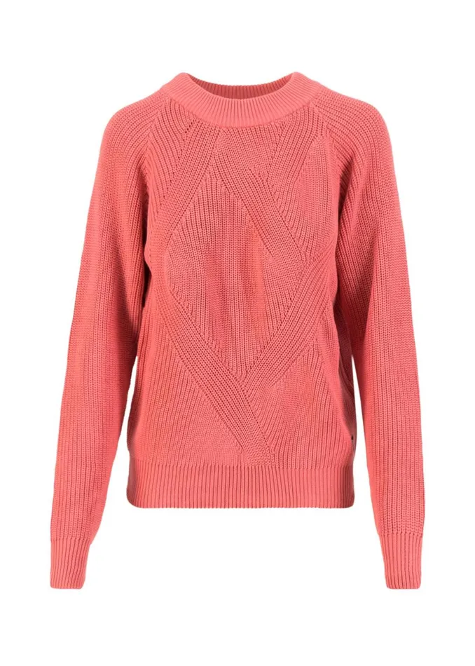 Blutsgeschwister Knitted Jumper Highway To Heaven Pink Women Knitted Jumpers