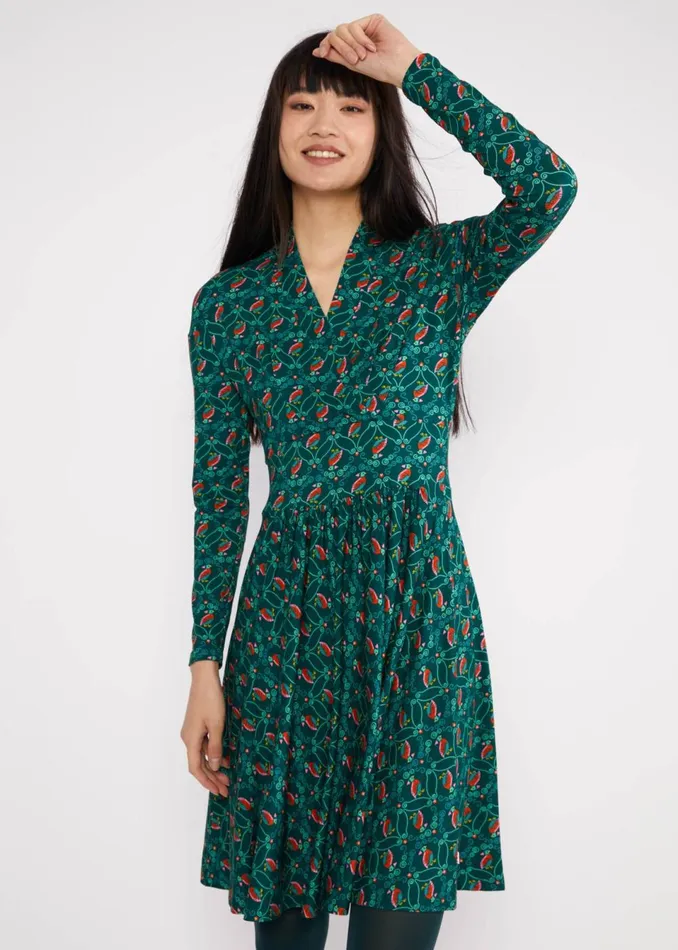 Blutsgeschwister Leisure Dress La Vie Est Belle Green Women Dresses