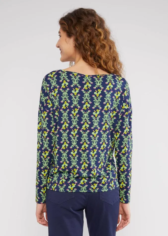 Blutsgeschwister Longsleeve Carry Me Home Blue Women Tops