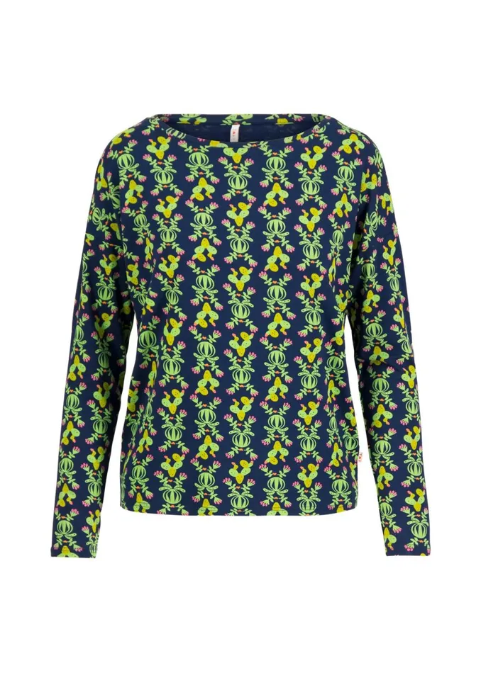 Blutsgeschwister Longsleeve Carry Me Home Blue Women Tops