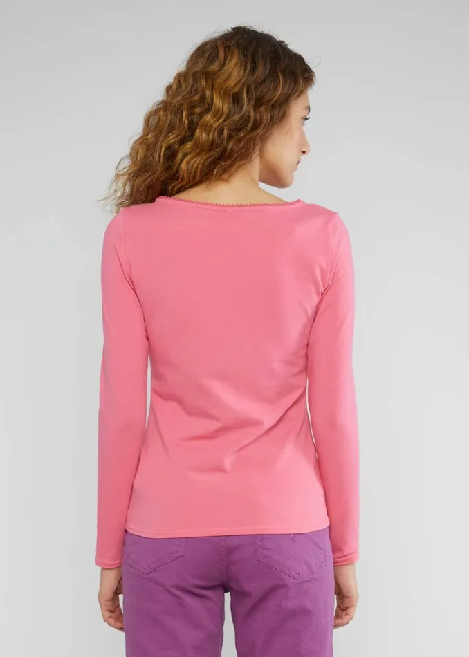Blutsgeschwister Longsleeve Oh Marine Pink Women Tops