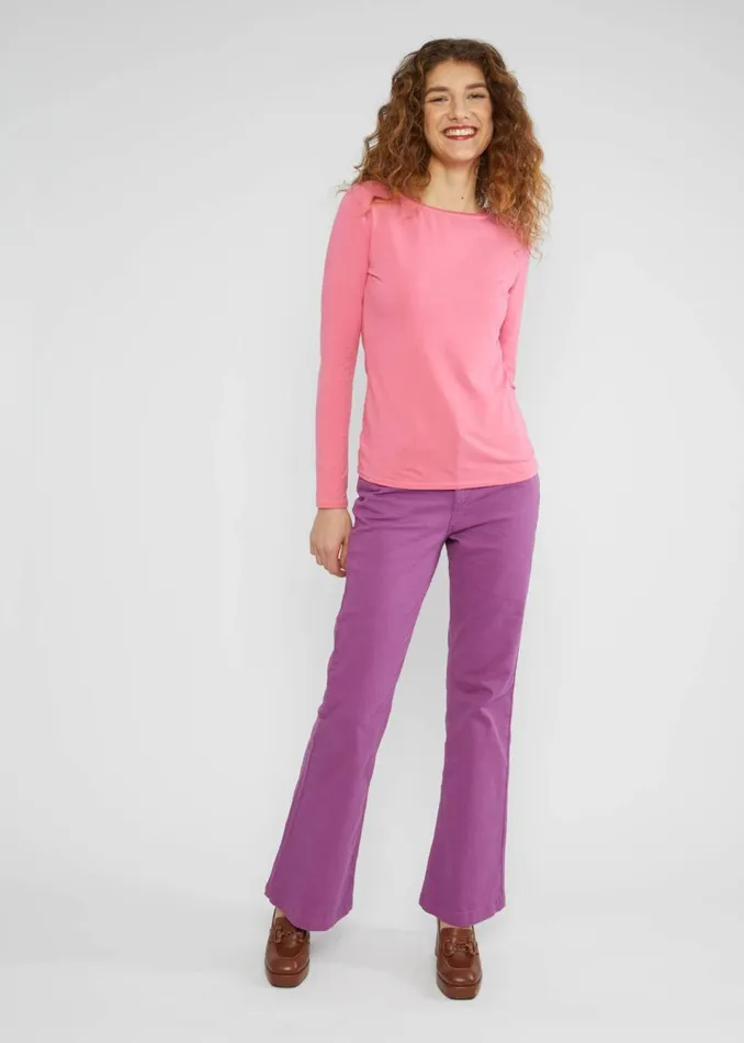Blutsgeschwister Longsleeve Oh Marine Pink Women Tops