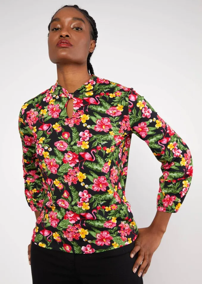 Blutsgeschwister Longsleeve Oh My Knot Black Women Tops