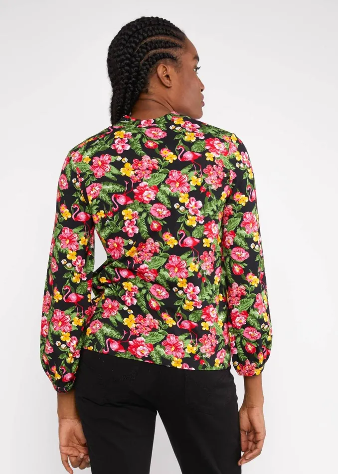 Blutsgeschwister Longsleeve Oh My Knot Black Women Tops