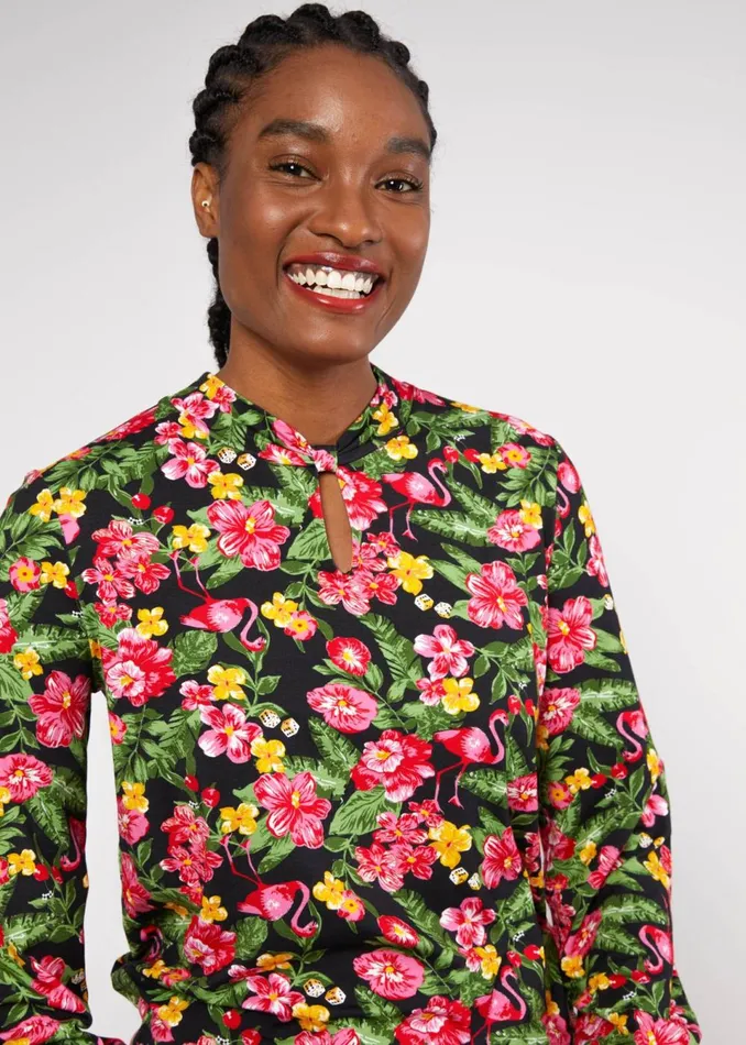 Blutsgeschwister Longsleeve Oh My Knot Black Women Tops