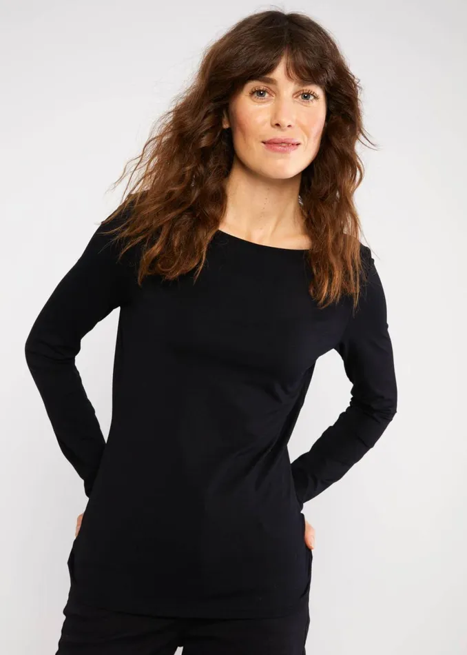 Blutsgeschwister Longsleeve Sweet Sailorette Black Women Tops