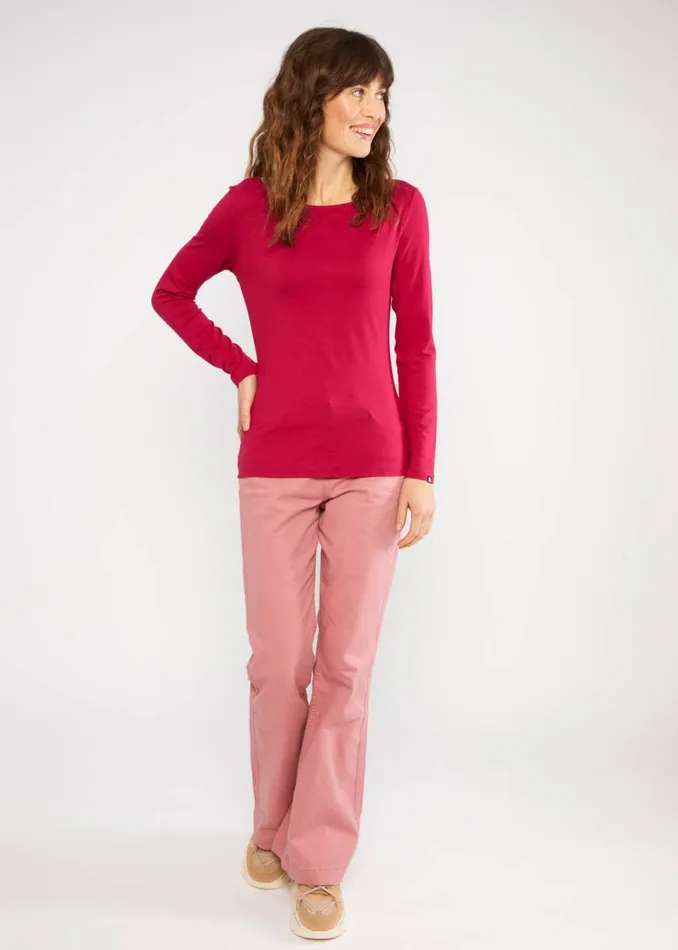 Blutsgeschwister Longsleeve Sweet Sailorette Red Women Tops