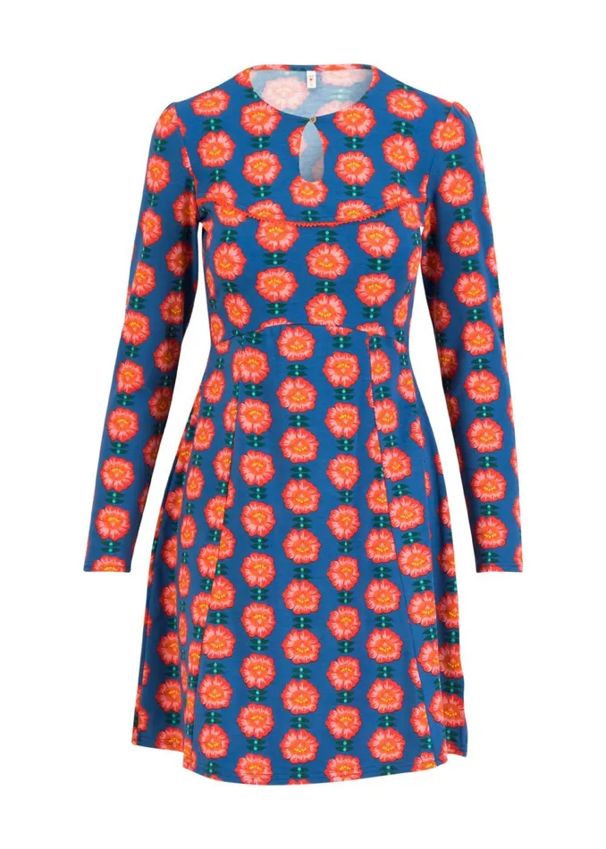 Blutsgeschwister Mini Dress Lucky Mrs Lovely Blue Women Dresses