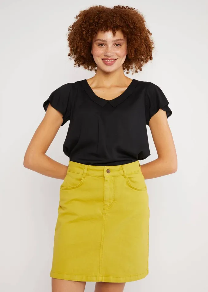 Blutsgeschwister Mini Skirt Spirit Rocket Green Women Skirts