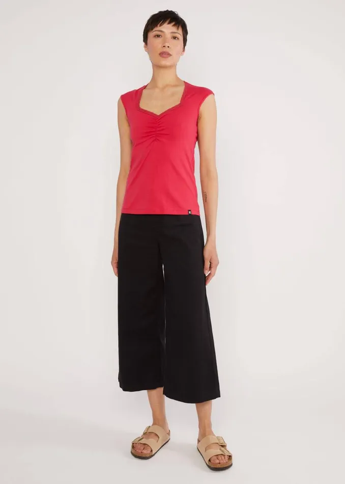 Blutsgeschwister Sleeveless Top Let Romance Rule Red Women Tops