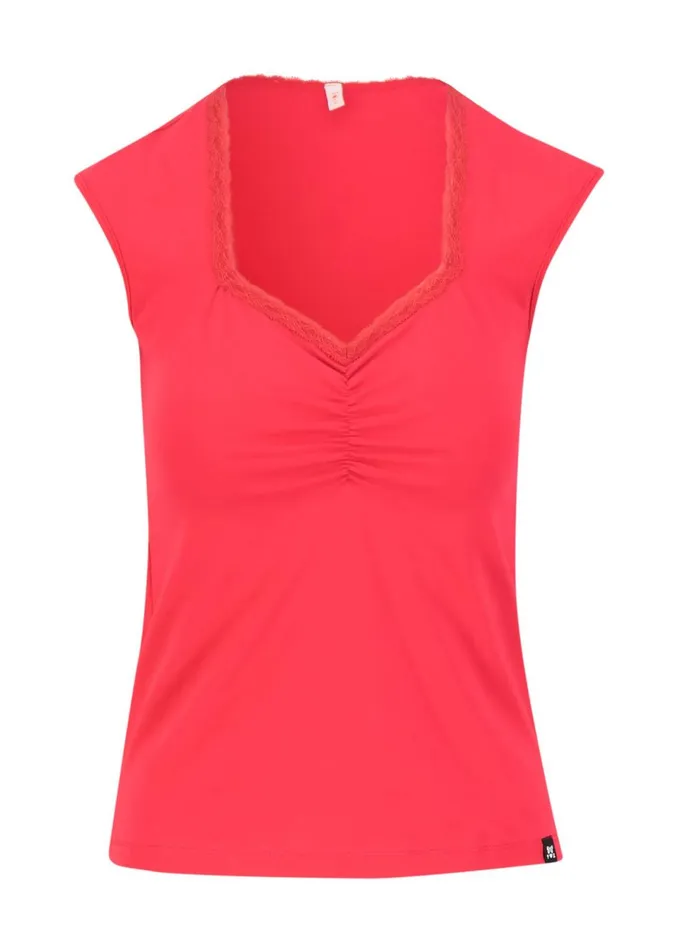 Blutsgeschwister Sleeveless Top Let Romance Rule Red Women Tops