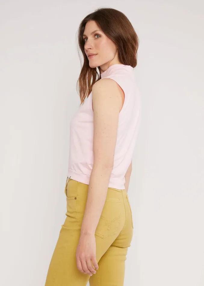 Blutsgeschwister Sleeveless Top Tiny Turtle Pink Women Tops