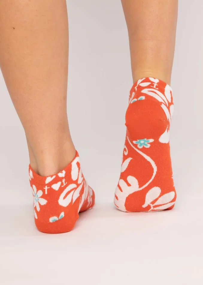 Blutsgeschwister Socks Sensation Steps Snkr Orange Women Other Accessoires