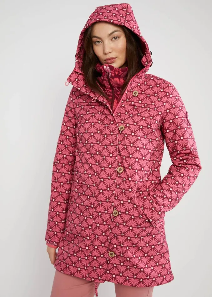 Blutsgeschwister Soft Shell Jacket Wild Weather Pink Women Jackets and Coats