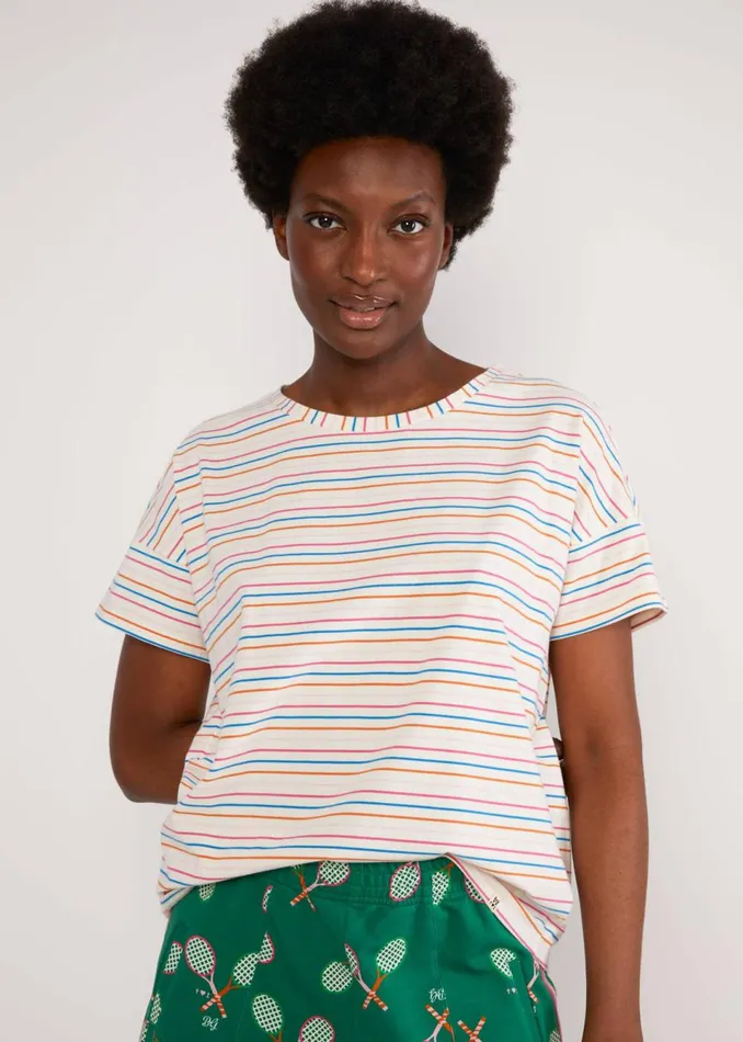 Blutsgeschwister TShirt The Generous One White Women Tops