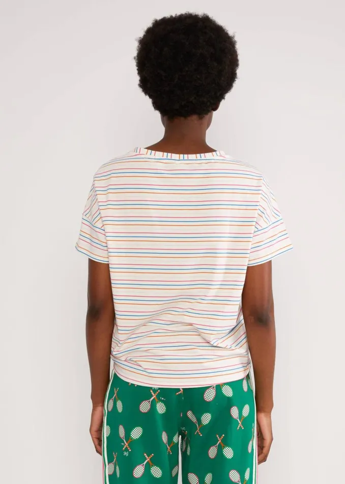Blutsgeschwister TShirt The Generous One White Women Tops