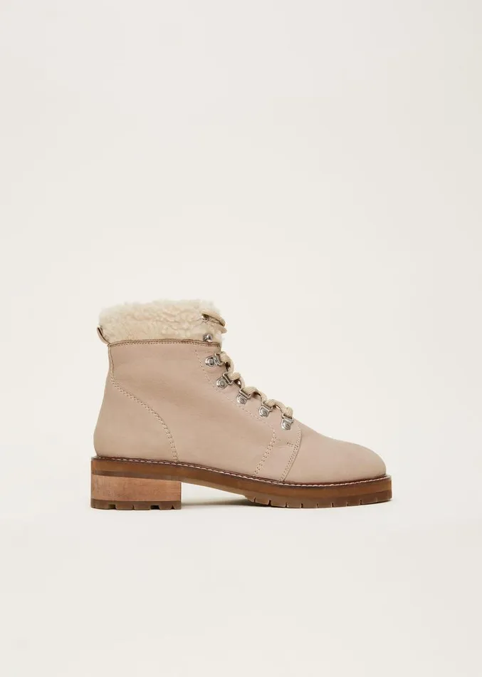 Borg Trim Hiker Boot Stone Women Phase Eight Boots