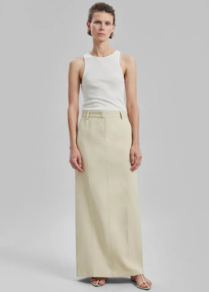 Bottoms Women The Frankie Shop Indio Maxi Skirt 8211 Beige