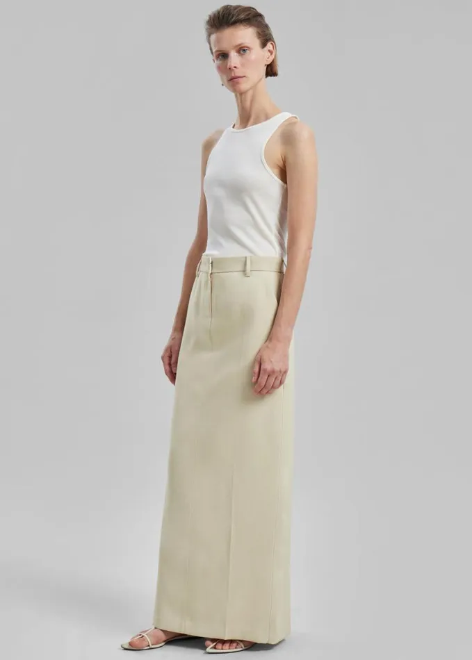 Bottoms Women The Frankie Shop Indio Maxi Skirt 8211 Beige