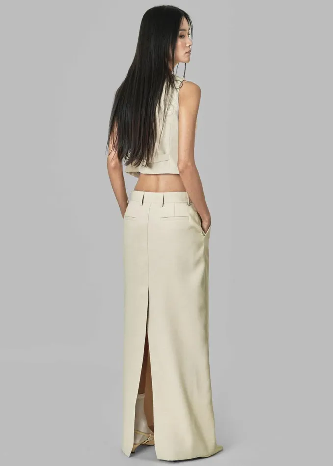Bottoms Women The Frankie Shop Indio Maxi Skirt 8211 Beige