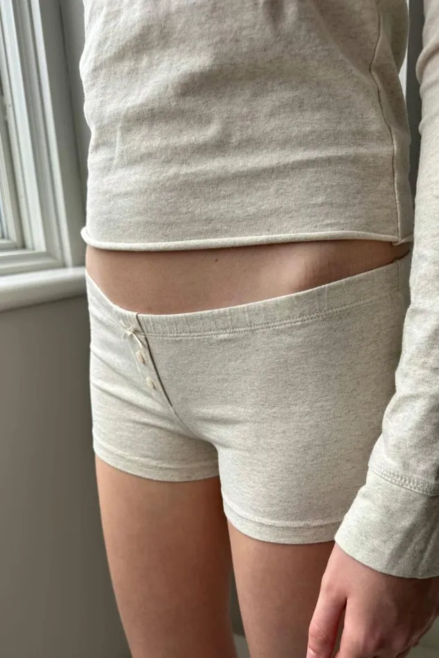 Bow Boxer Underwear Ivory Women Brandy Melville Intimates