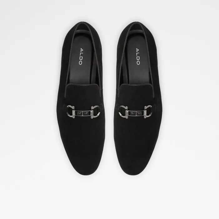 Bowtie Black Synthetic Suede Men ALDO Loafers and SlipOns