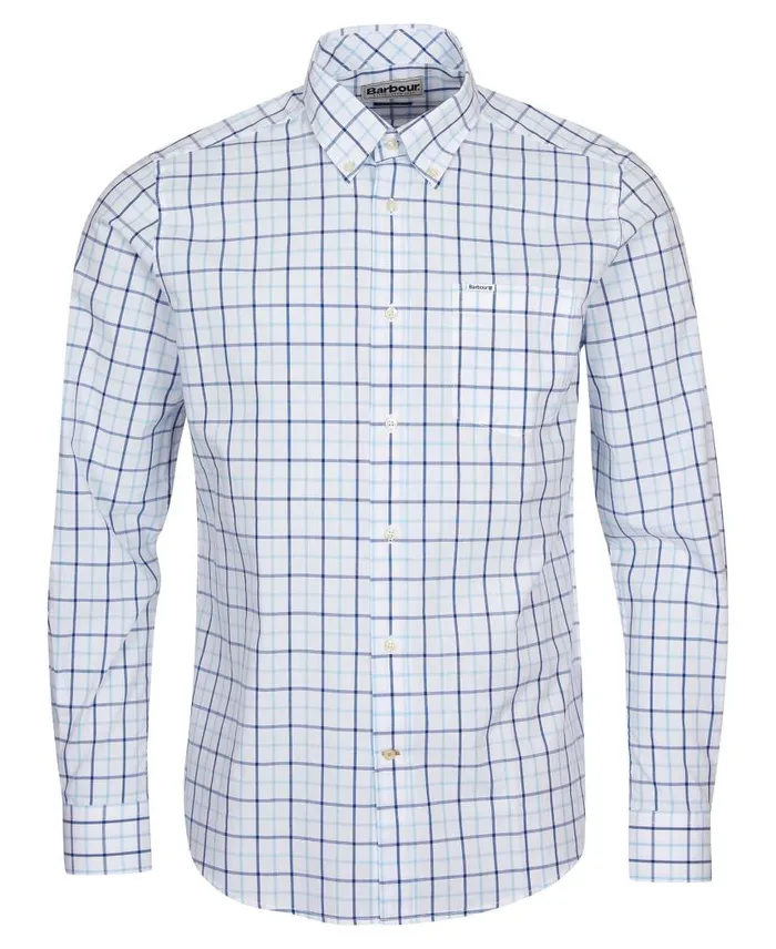 Bradwell Tailored LongSleeved Shirt Sandstone Men Barbour Shirts